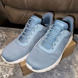 Skechers Light Blue Athletic Shoes